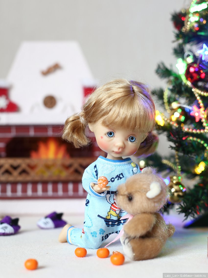 С Новым годом — Куклы Nikki Britt (Никки Бритт): авторские BJD (БЖД)