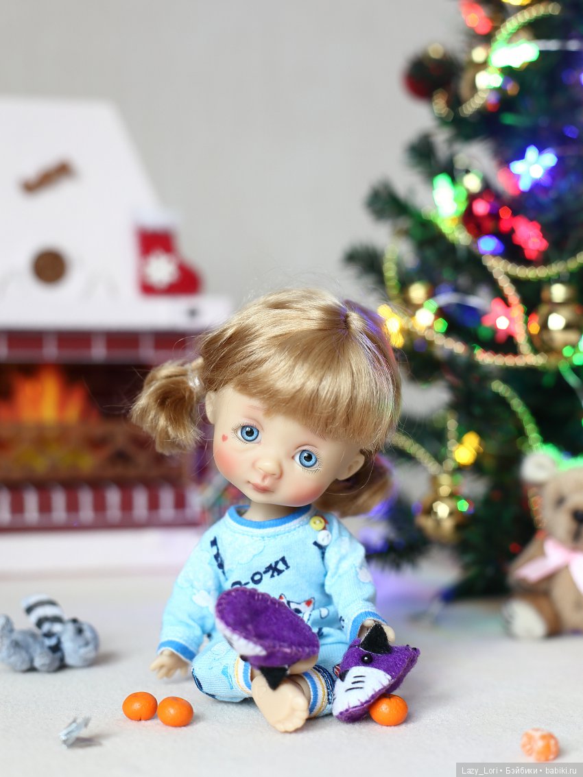 С Новым годом — Куклы Nikki Britt (Никки Бритт): авторские BJD (БЖД)