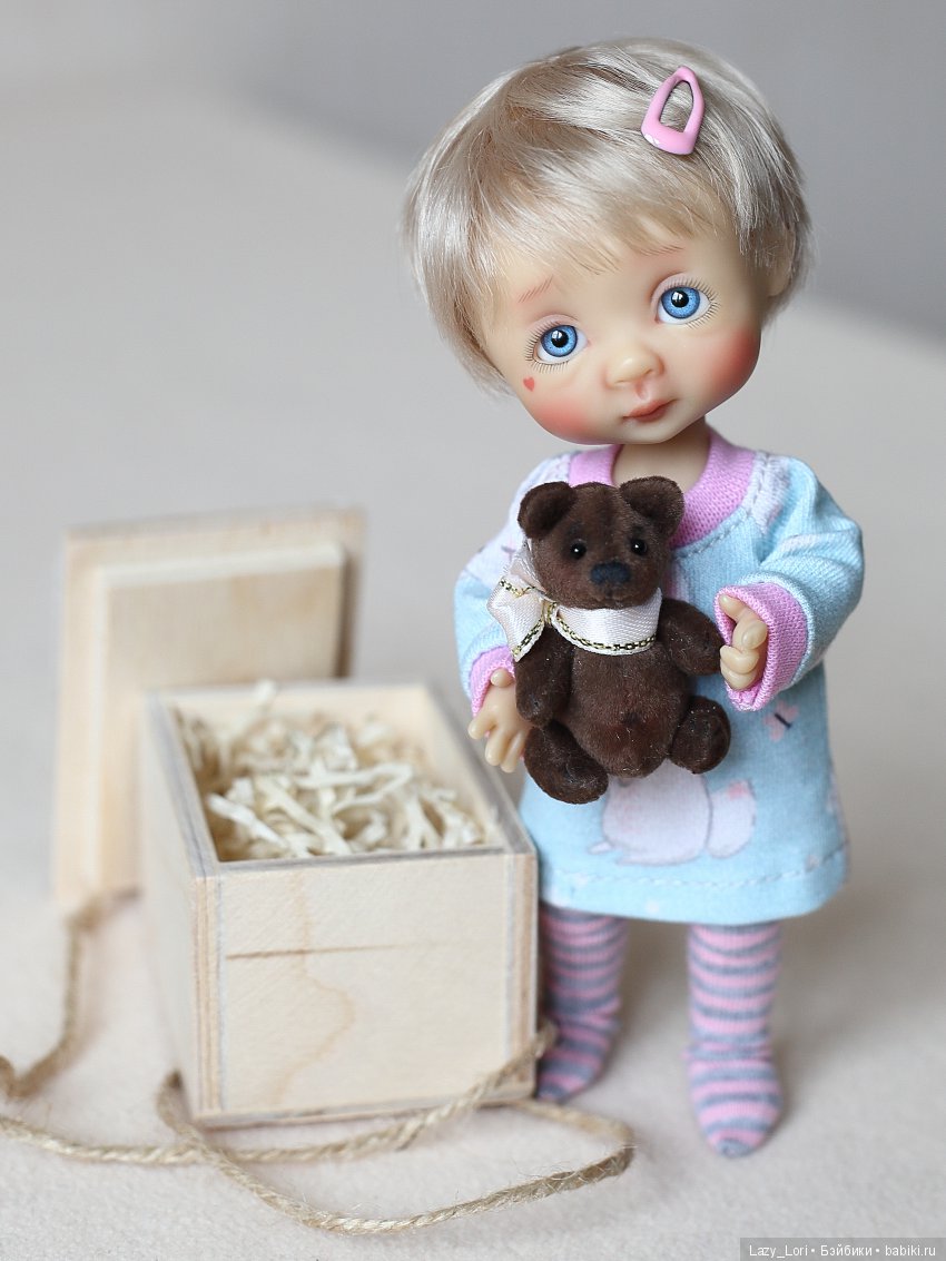 Мишка для Аришки — Куклы Nikki Britt (Никки Бритт): авторские BJD (БЖД)