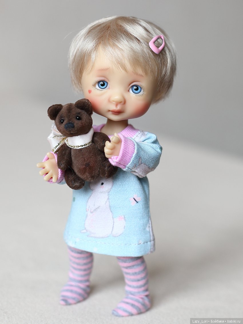 Мишка для Аришки — Куклы Nikki Britt (Никки Бритт): авторские BJD (БЖД)