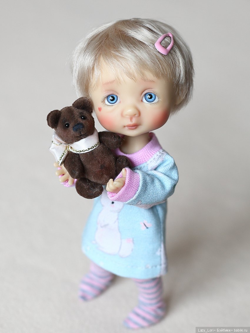 Мишка для Аришки — Куклы Nikki Britt (Никки Бритт): авторские BJD (БЖД)