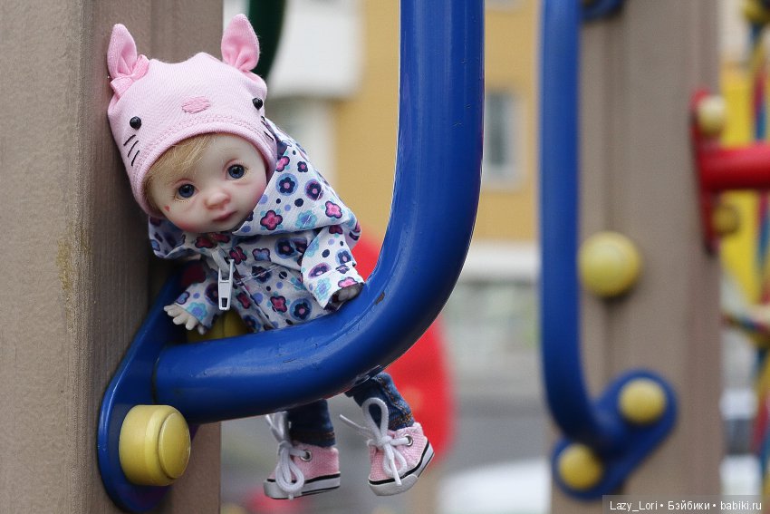 Гуляем с малышкой — Куклы Nikki Britt (Никки Бритт): авторские BJD (БЖД) (фото 3)