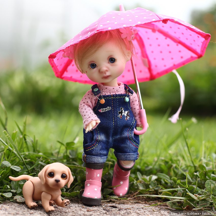 Дождь прогулке не помеха — Куклы Nikki Britt (Никки Бритт): авторские BJD (БЖД)