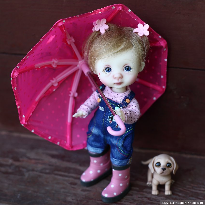 Дождь прогулке не помеха — Куклы Nikki Britt (Никки Бритт): авторские BJD (БЖД) (фото 4)