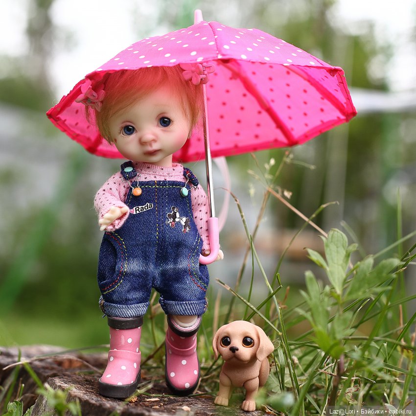 Дождь прогулке не помеха — Куклы Nikki Britt (Никки Бритт): авторские BJD (БЖД)