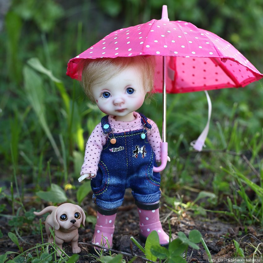 Дождь прогулке не помеха — Куклы Nikki Britt (Никки Бритт): авторские BJD (БЖД)