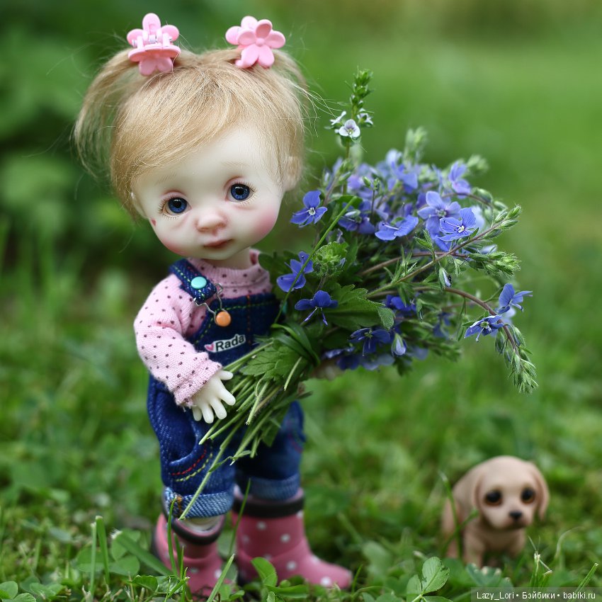 Цветы, цветы — Куклы Nikki Britt (Никки Бритт): авторские BJD (БЖД) (фото 2)