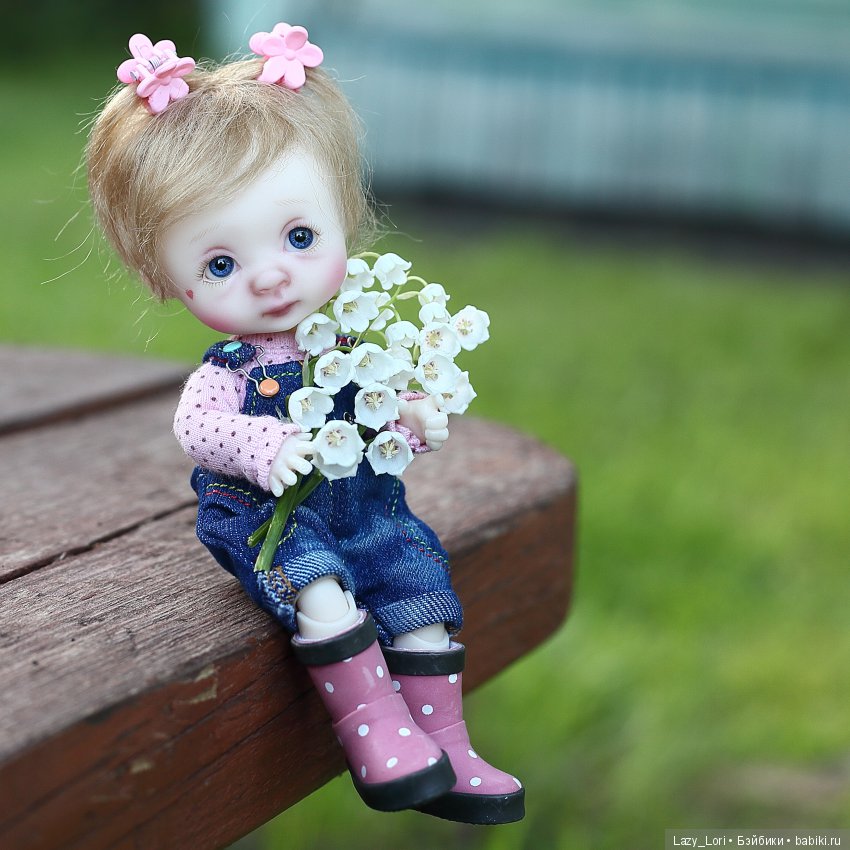 Цветы, цветы — Куклы Nikki Britt (Никки Бритт): авторские BJD (БЖД) (фото 5)