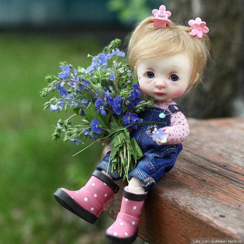 Цветы, цветы — Куклы Nikki Britt (Никки Бритт): авторские BJD (БЖД) (фото 3)