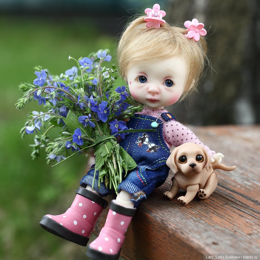 Цветы, цветы — Куклы Nikki Britt (Никки Бритт): авторские BJD (БЖД) (фото 4)