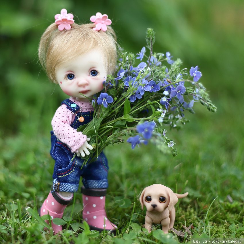 Цветы, цветы — Куклы Nikki Britt (Никки Бритт): авторские BJD (БЖД)