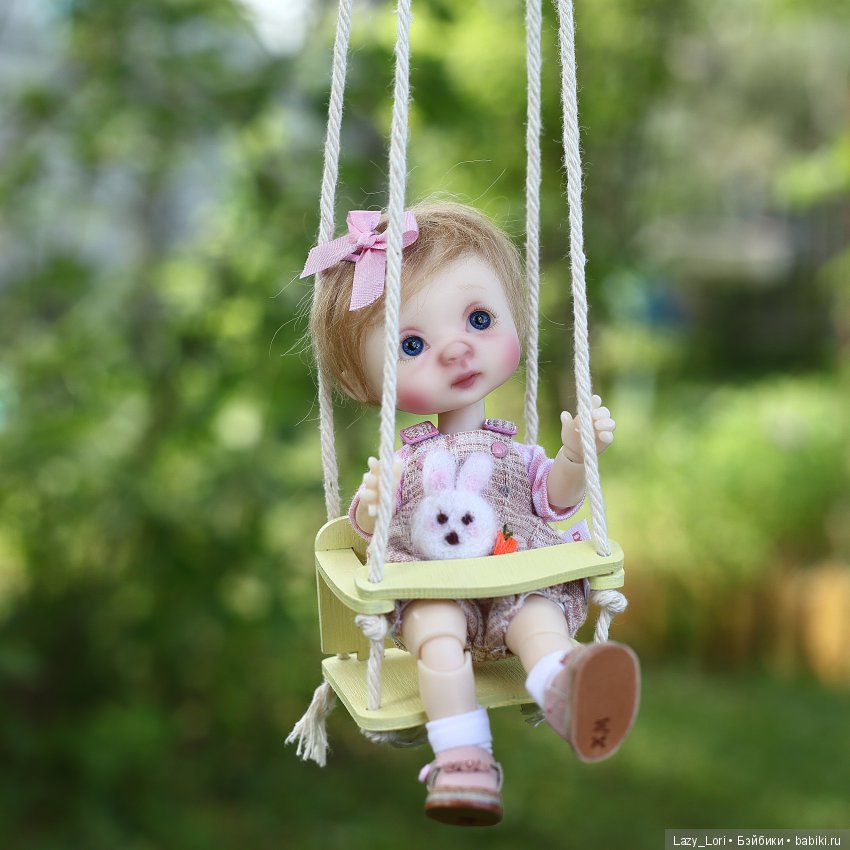 Ксюшино лето. Качели — Куклы Nikki Britt (Никки Бритт): авторские BJD (БЖД)