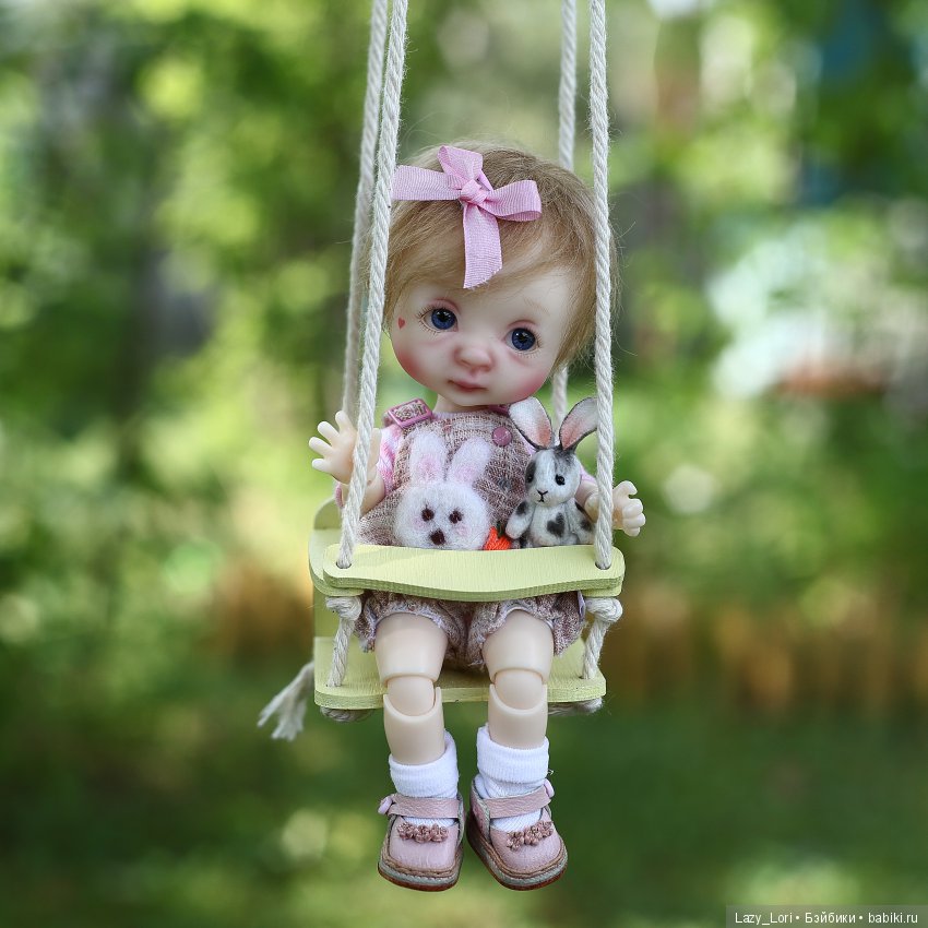 Ксюшино лето. Качели — Куклы Nikki Britt (Никки Бритт): авторские BJD (БЖД) (фото 8)