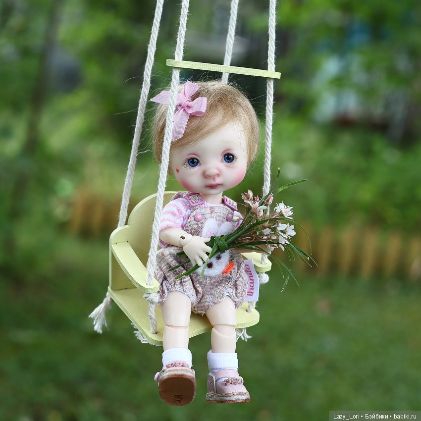 Ксюшино лето. Качели — Куклы Nikki Britt (Никки Бритт): авторские BJD (БЖД)