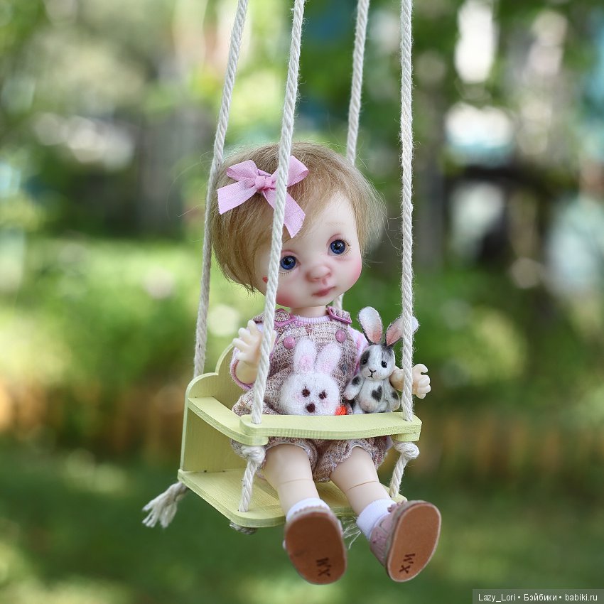 Ксюшино лето. Качели — Куклы Nikki Britt (Никки Бритт): авторские BJD (БЖД) (фото 9)