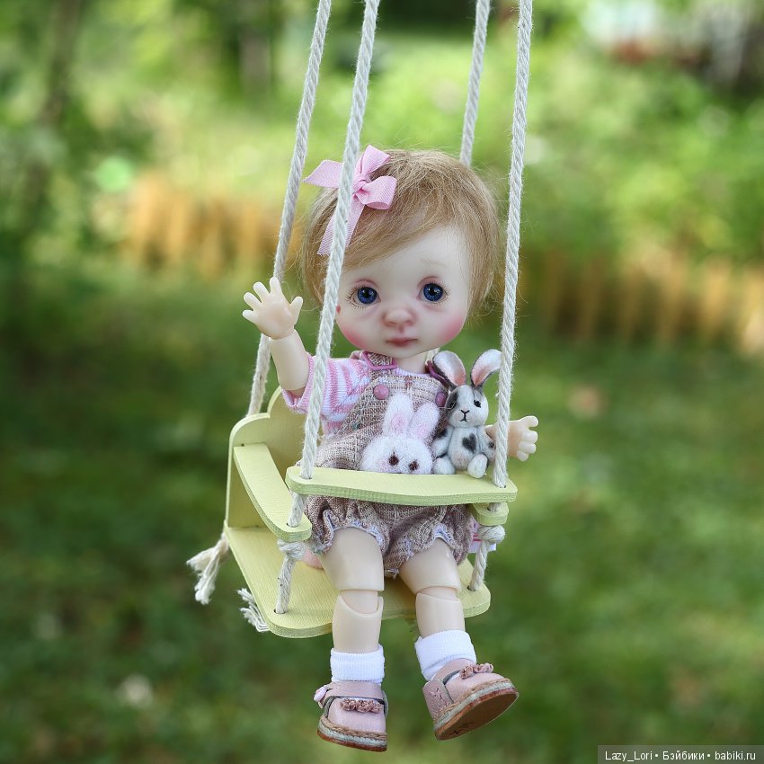 Ксюшино лето. Качели — Куклы Nikki Britt (Никки Бритт): авторские BJD (БЖД)