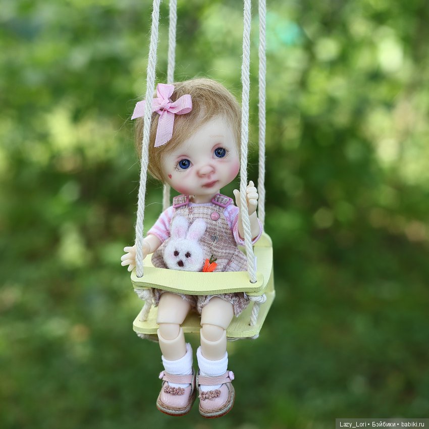 Ксюшино лето. Качели — Куклы Nikki Britt (Никки Бритт): авторские BJD (БЖД)
