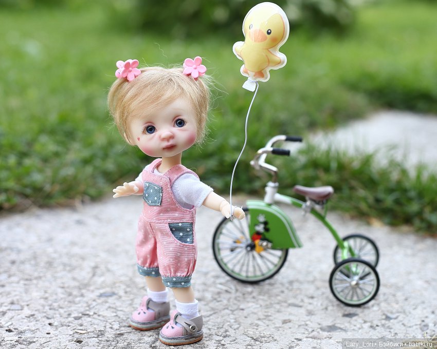 Воздушный шарик, велосипед и котик Тотошка (фото 3)