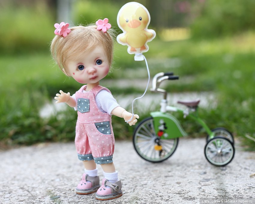 Воздушный шарик, велосипед и котик Тотошка (фото 2)