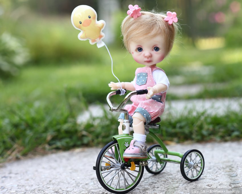 Воздушный шарик, велосипед и котик Тотошка (фото 6)