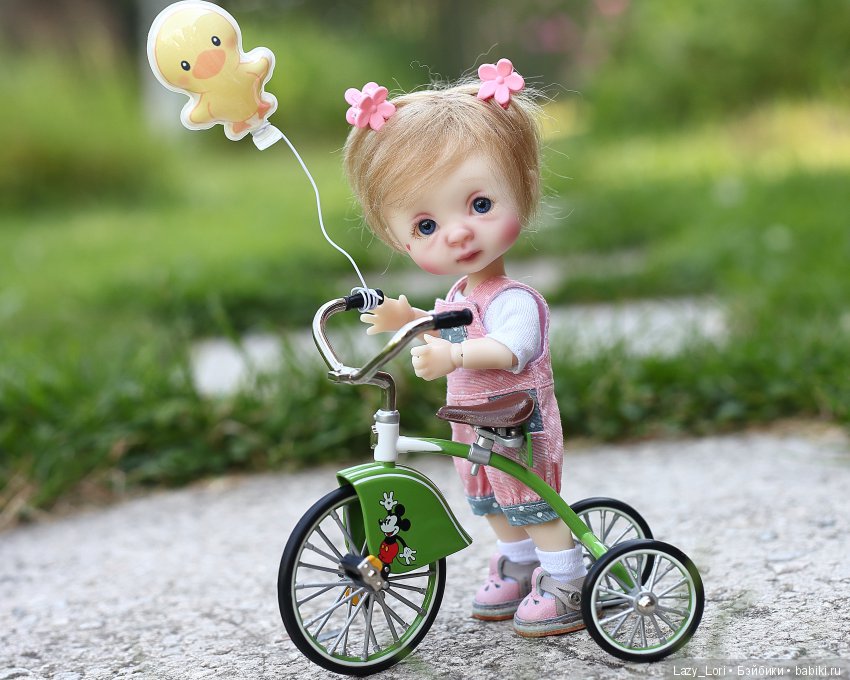 Воздушный шарик, велосипед и котик Тотошка (фото 5)