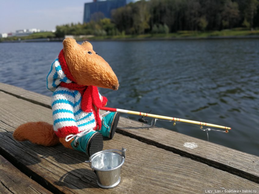 Лис Моррис идёт на рыбалку