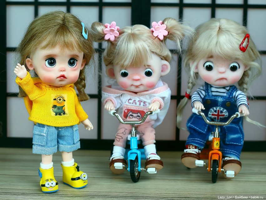 Велогонки — Куклы и тела Obitsu 11 (Ob11): гибриды