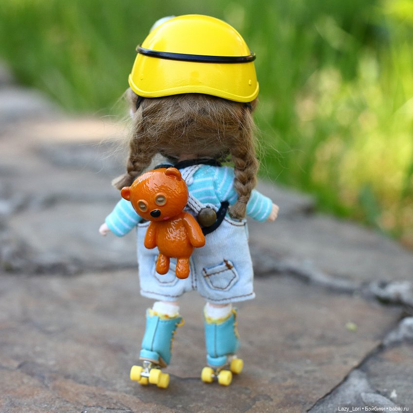 Мия, лето, ролики — Куклы и тела Obitsu 11 (Ob11): гибриды