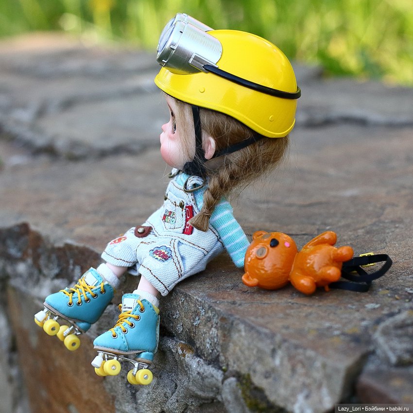 Мия, лето, ролики — Куклы и тела Obitsu 11 (Ob11): гибриды