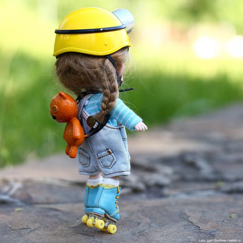 Мия, лето, ролики — Куклы и тела Obitsu 11 (Ob11): гибриды (фото 7)