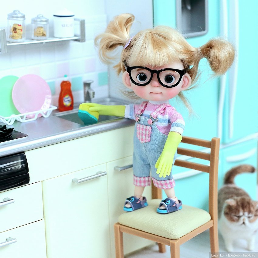 Нелюбимое занятие | Бэйбики Нелюбимое занятие — Домашние фото авторских кукол: личные коллекции (фото 6)