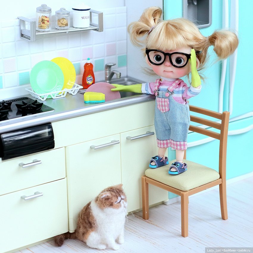 Нелюбимое занятие | Бэйбики Нелюбимое занятие — Домашние фото авторских кукол: личные коллекции (фото 2)