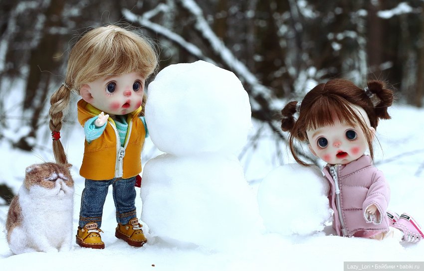 Зимние радости — Домашние фото авторских кукол: личные коллекции (фото 8)