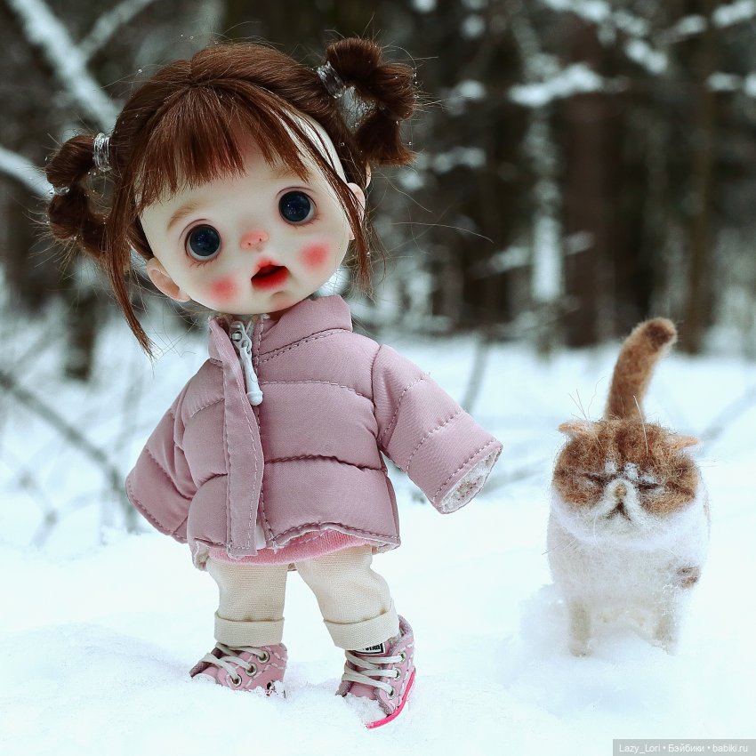 Зимние радости — Домашние фото авторских кукол: личные коллекции