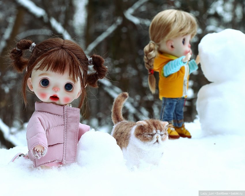Зимние радости — Домашние фото авторских кукол: личные коллекции (фото 6)