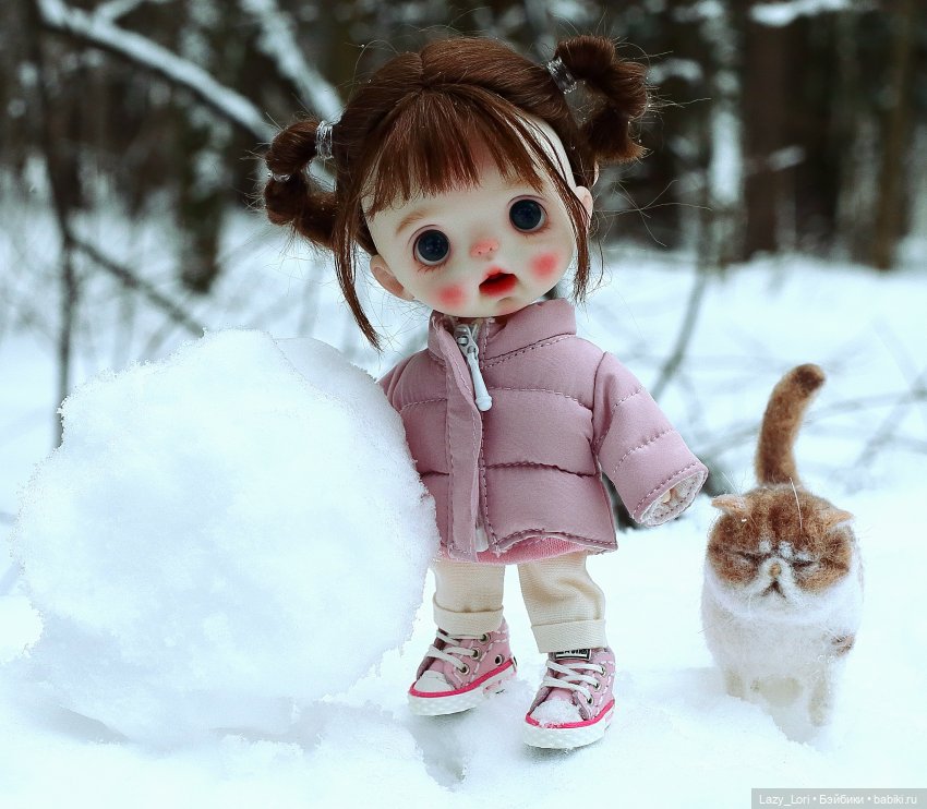 Зимние радости — Домашние фото авторских кукол: личные коллекции (фото 4)