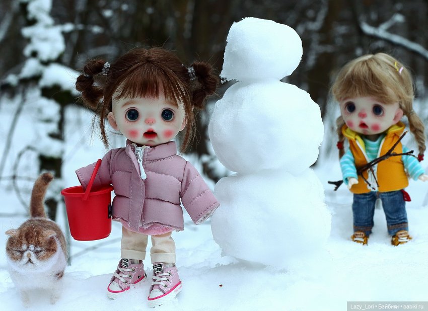 Зимние радости — Домашние фото авторских кукол: личные коллекции (фото 9)