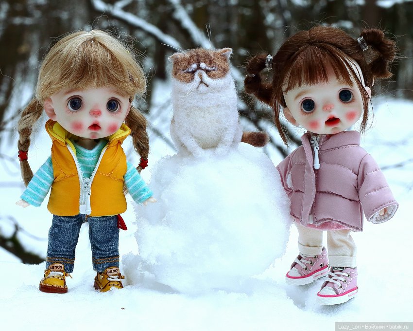 Зимние радости — Домашние фото авторских кукол: личные коллекции (фото 5)