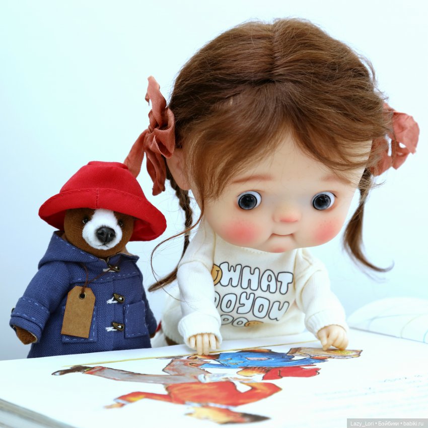 Ника и Паддингтон | Бэйбики Ника и Паддингтон — Авторские куклы BJD (БЖД) у нас дома: фото (фото 4)