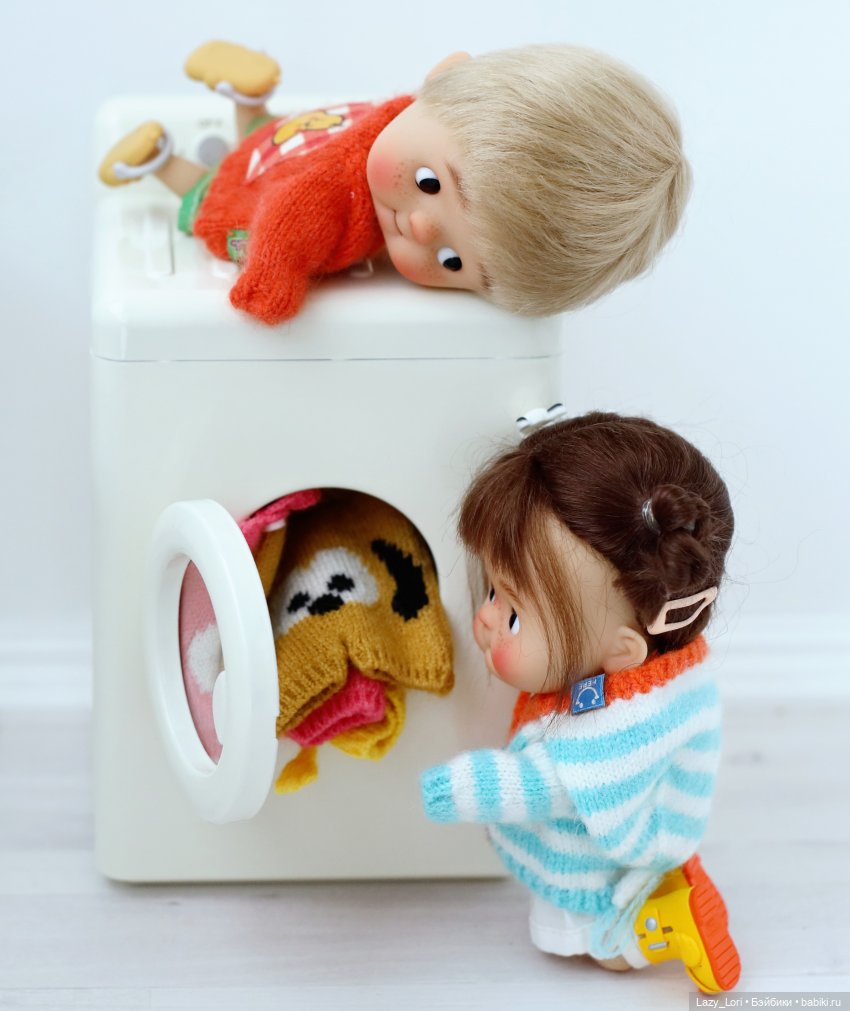 Большая стирка — Куклы Qbaby (Кьюбейби) Rodgerdoll: для тела Ob11 (фото 7)