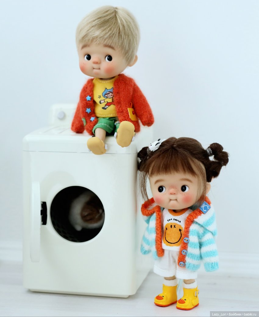 Большая стирка — Куклы Qbaby (Кьюбейби) Rodgerdoll: для тела Ob11 (фото 5)