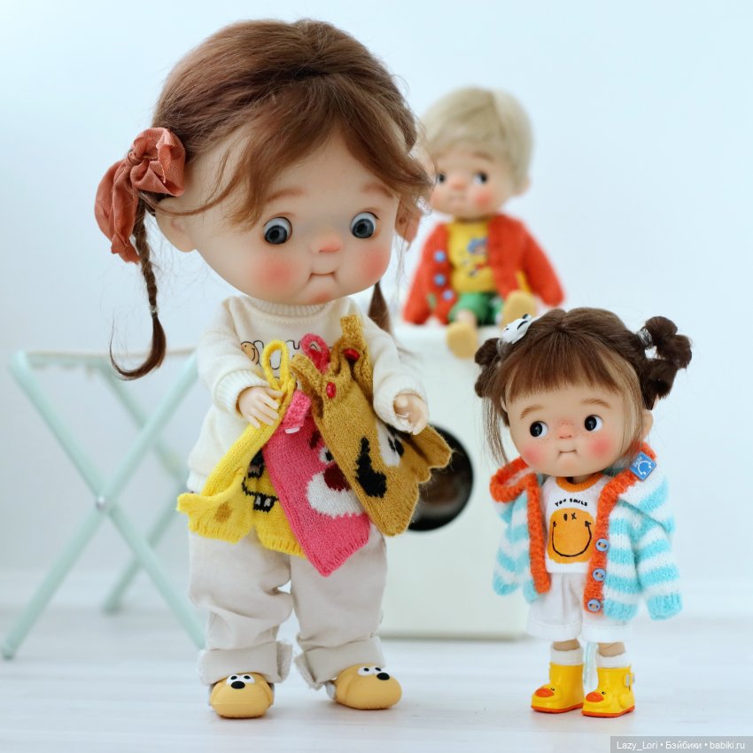 Большая стирка — Куклы Qbaby (Кьюбейби) Rodgerdoll: для тела Ob11 (фото 6)