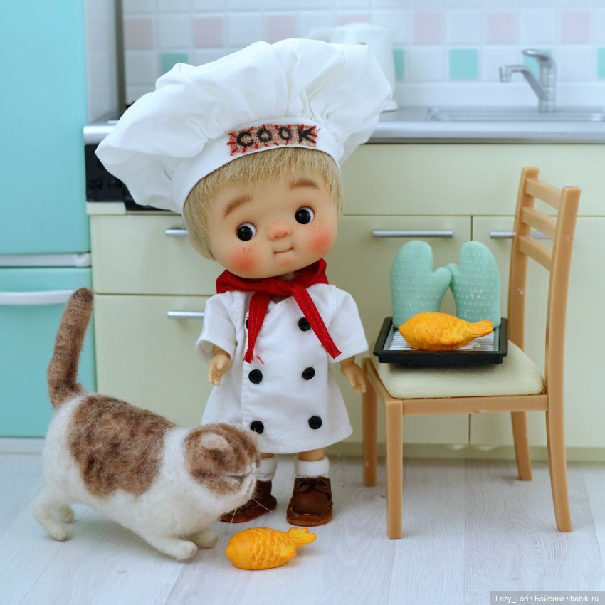 Про рыбов и котиков — Куклы Qbaby (Кьюбейби) Rodgerdoll: для тела Ob11 (фото 5)