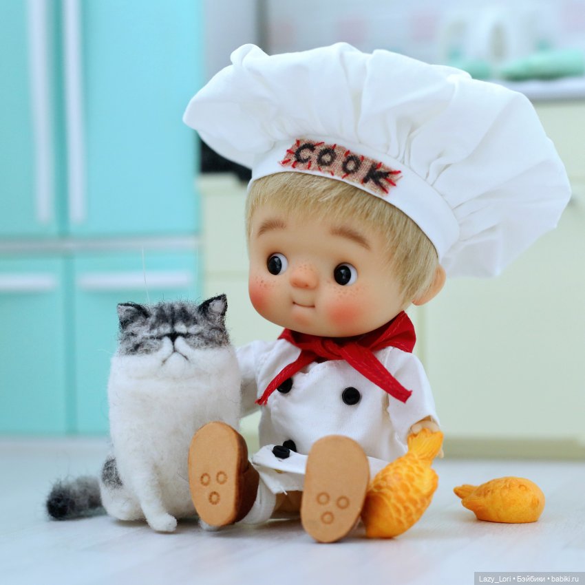 Про рыбов и котиков — Куклы Qbaby (Кьюбейби) Rodgerdoll: для тела Ob11 (фото 9)