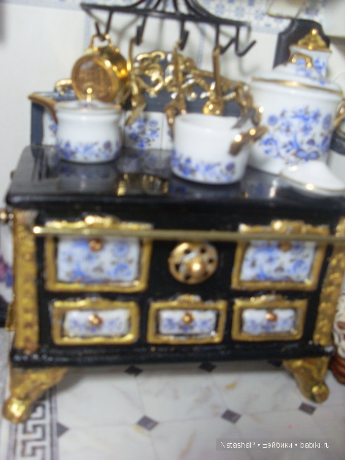 Мой домик мечты. Кукольная миниатюра в масштабе 1:12 кухня