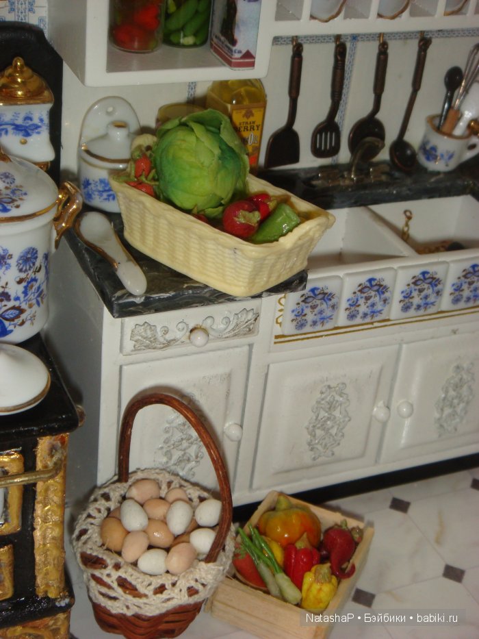 Мой домик мечты. Кукольная миниатюра в масштабе 1:12 кухня