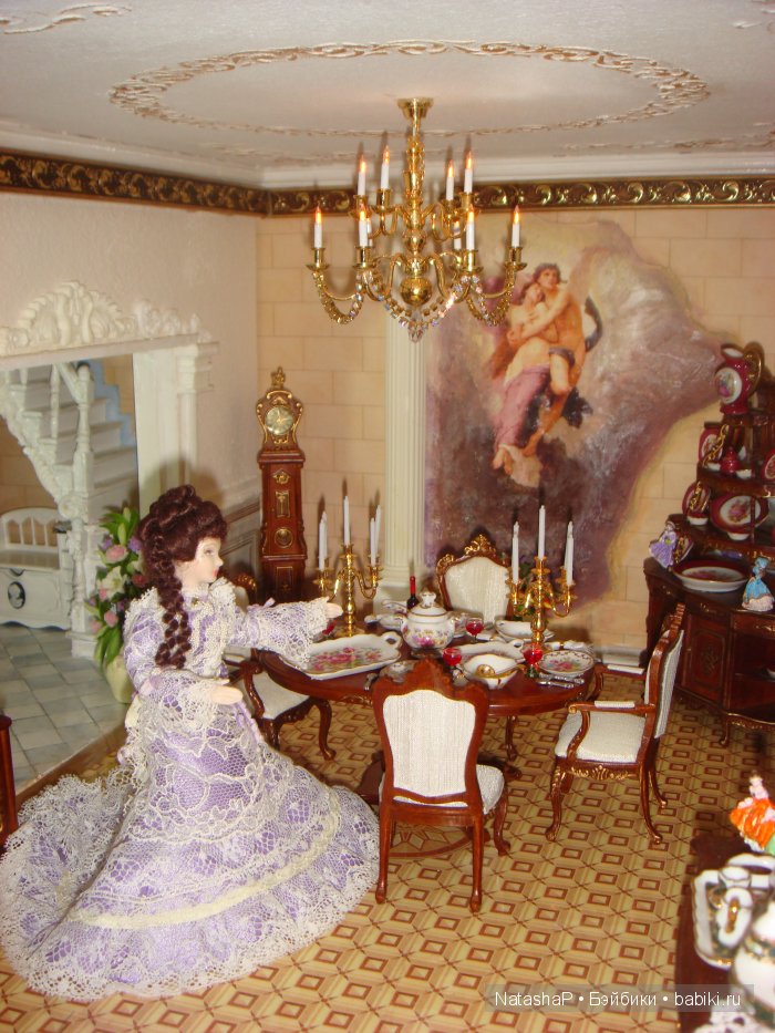Мой домик мечты. Кукольная миниатюра в масштабе 1:12 столовая (фото 4)