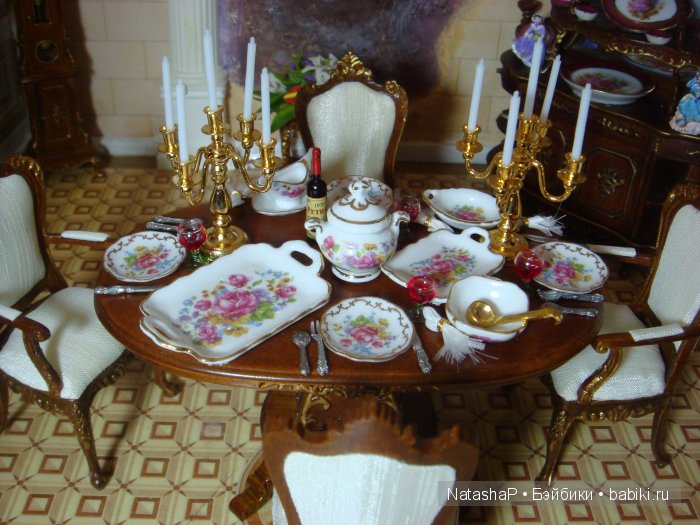 Мой домик мечты. Кукольная миниатюра в масштабе 1:12 столовая (фото 5)