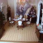 Мой домик мечты. Кукольная миниатюра в масштабе 1:12 столовая