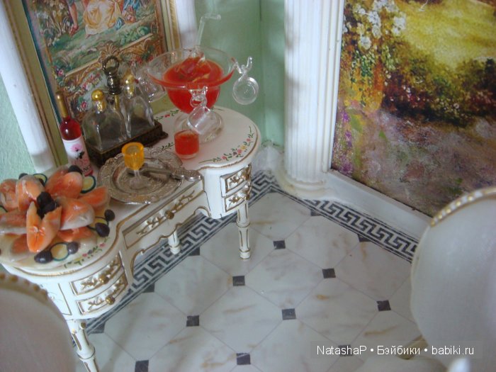 Мой дом мечты. Кукольная миниатюра в масштабе 1:12 гостиная (фото 8)